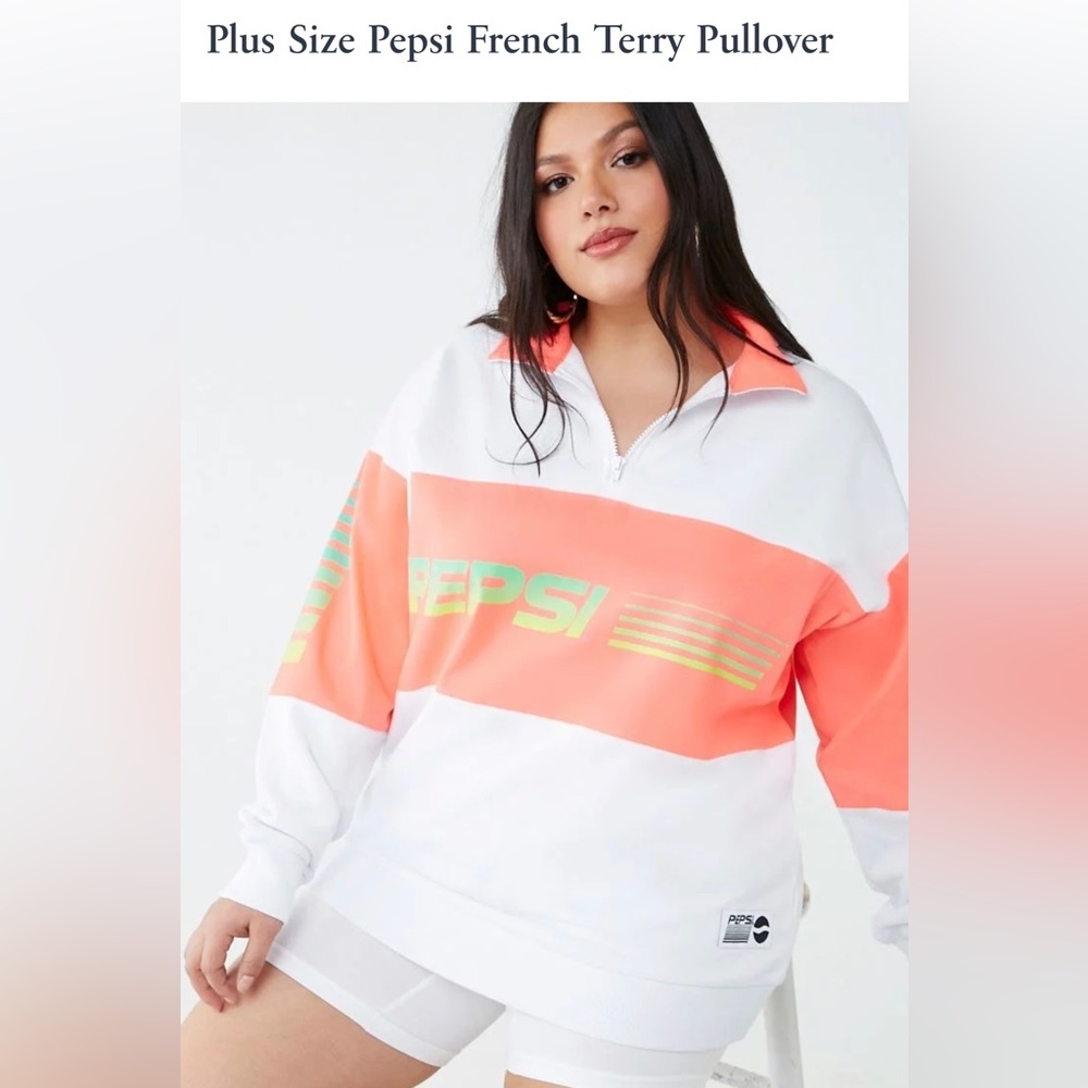 FOREVER21 French Terry Pullover in sz. 2X